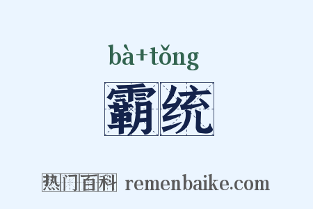 霸统是什么意思的图片